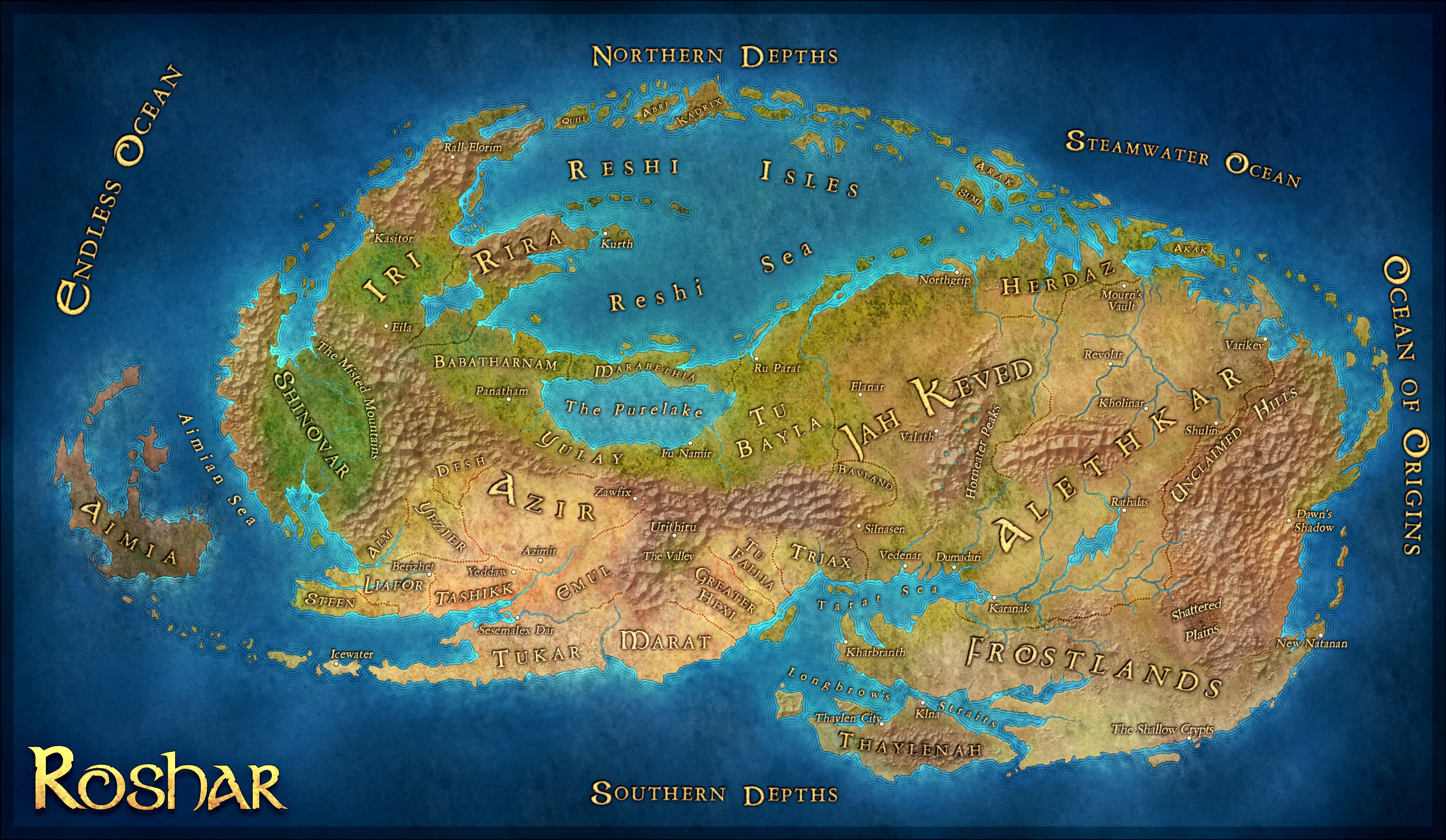 Cosmere Maps